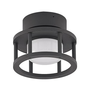 Lucande Deckenlampe Berenike 9619327 Spritzwassergeschützt Modern in Alu aus Aluminium 1-flammig GX53