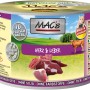 Mac's Katzen-Nassfutter Herz & Leber, 200g Dose. Getreidefreies Alleinfutter mit hohem Fleischanteil.