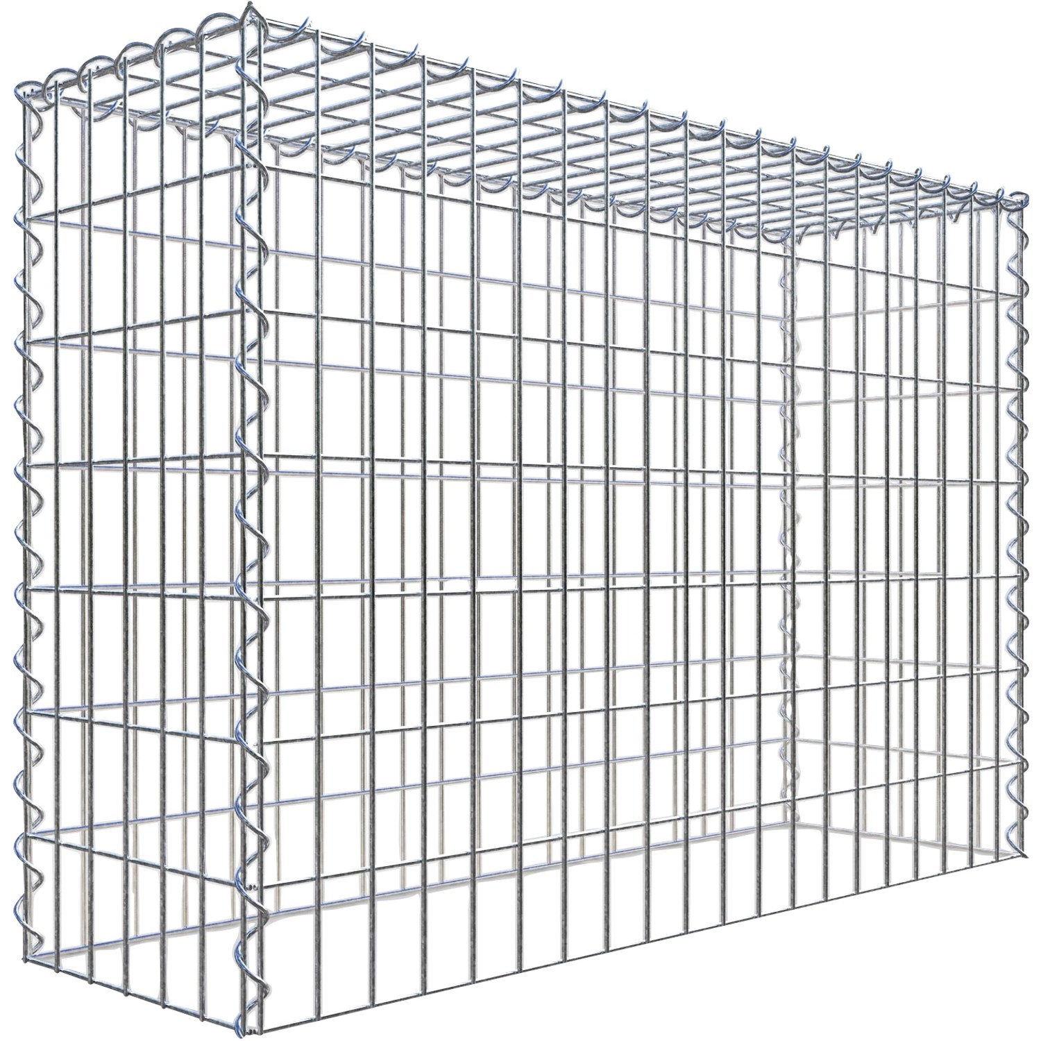 Gabiona Gabione-Anbaukorb Typ 3 70 x 100 x 30 cm Maschenw 5 x 10 cm
