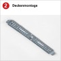 Montageplatte für Näve LED-Deckenleuchte Bonus, 17 cm, zur Deckenmontage.