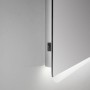 DSK Design LED-Lichtspiegel Chryst. Capelo, 50x70 cm, mit Lichtausschnitt und An-Aus-Taster.