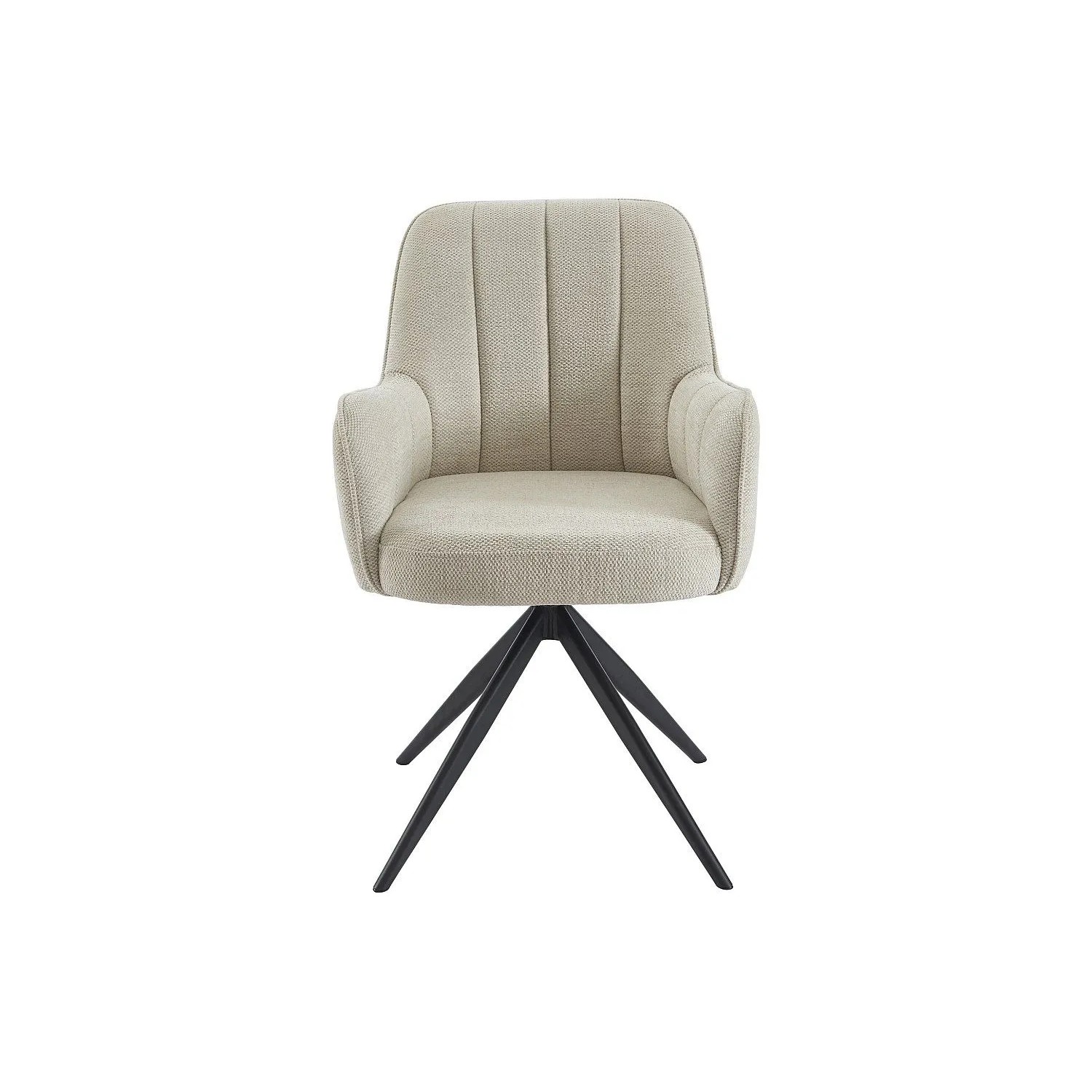 Vente-unique Stuhl Lejina Cremefarben 58.5 cm