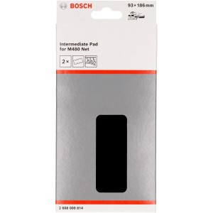 Bosch Schleiftellerschoner Pad, 93x186mm, 2 Stück. Zubehör für Multischleifer.