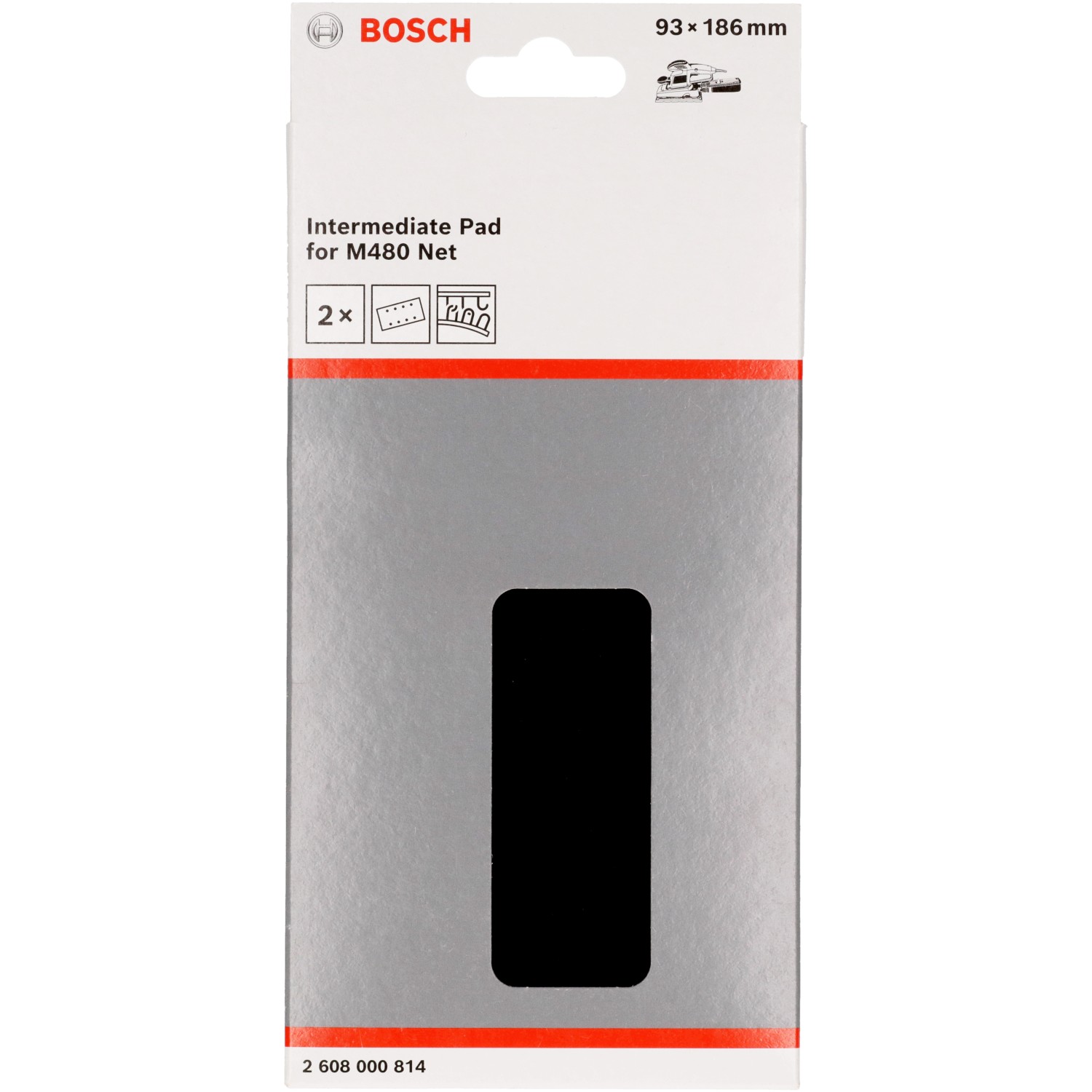 Bosch Schleiftellerschoner Pad 93 mm x 186 mm 2 Stück