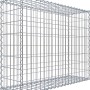 Gabiona Gabionenkorb, 80x100x30 cm, Maschenweite 5x10 cm, Drahtkorb für Einfassungen und Mauersysteme.
