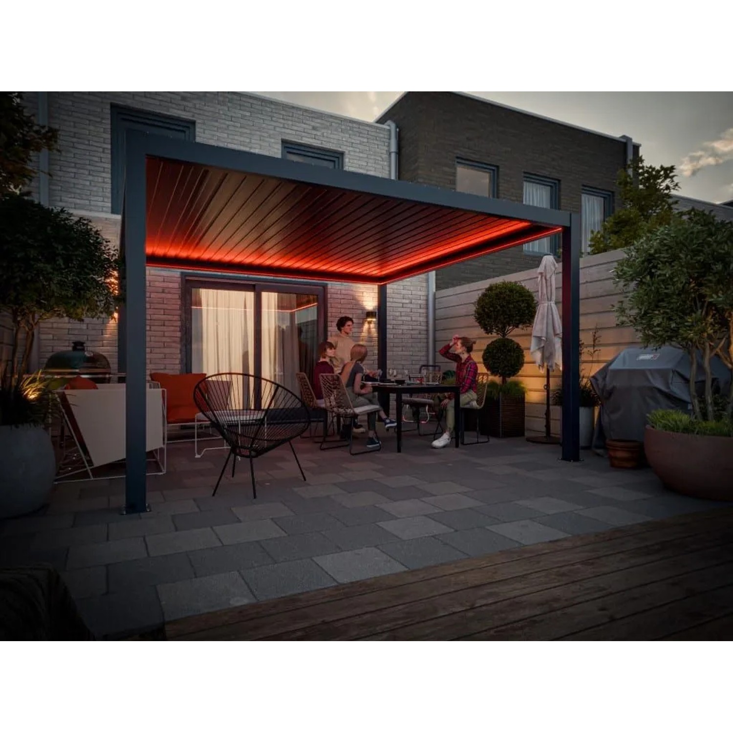 Outgarden Beleuchtungs-KIT RGB Alu-Pergola Natura