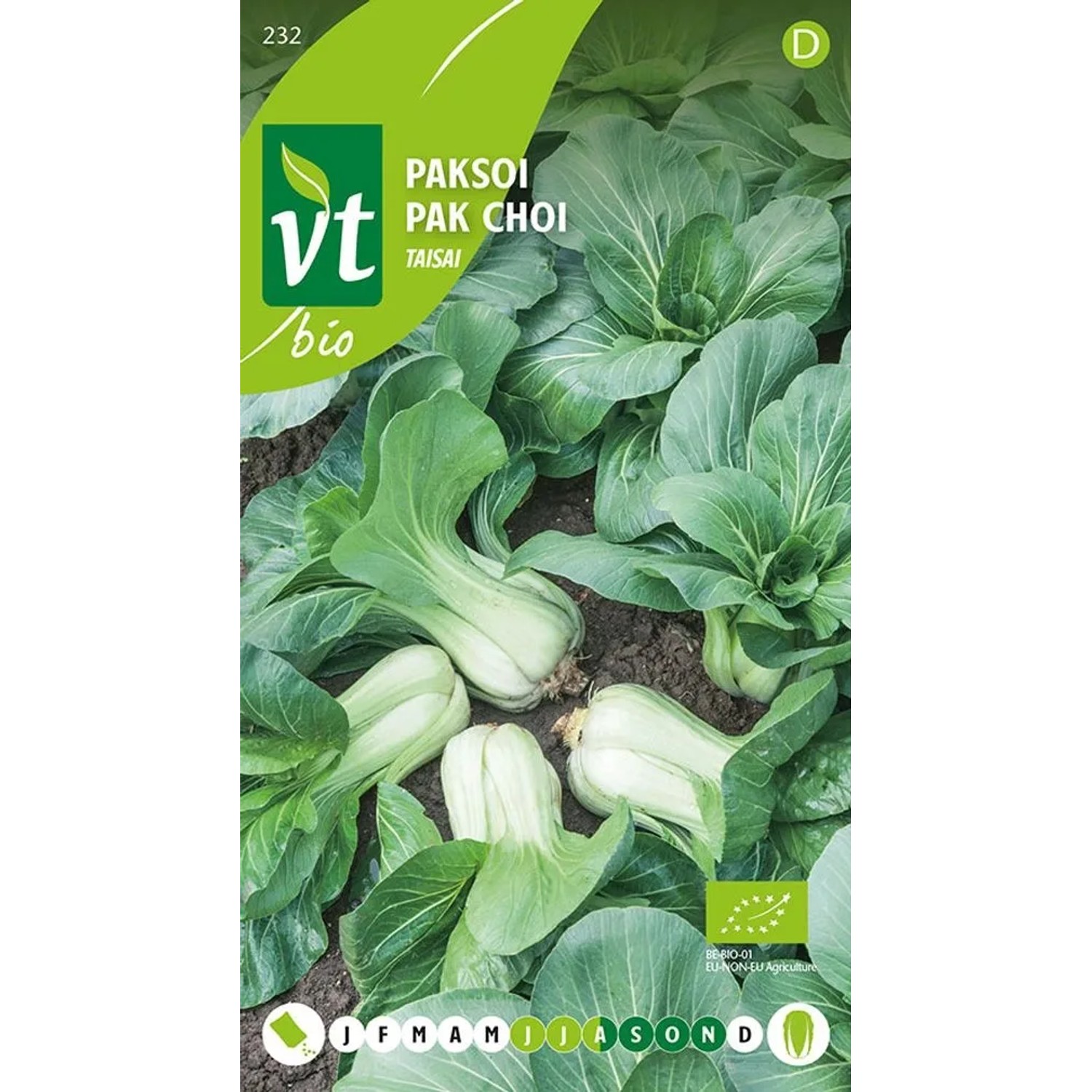 Taisai pak choi Bio SamenCa. 1 grSchnelles Wachstum