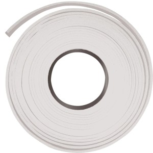 Roro Vorlegedichtband VD 170, weiß, 9 mm x 10 m, aufgerollt.