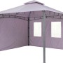 Tepro Seitenteil-Set Lehua/Waya Lavendel, 2-teilig: 1 geschlossen, 1 mit Fenstern für Pavillon.