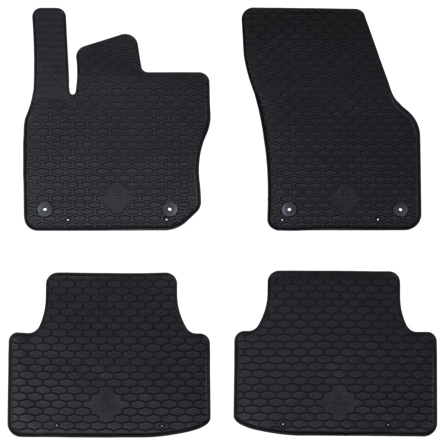 vidaXL Autofußmatte 4-Tlg Schwarz Geeignet für VW TIGUAN TDI 2024- 42029087