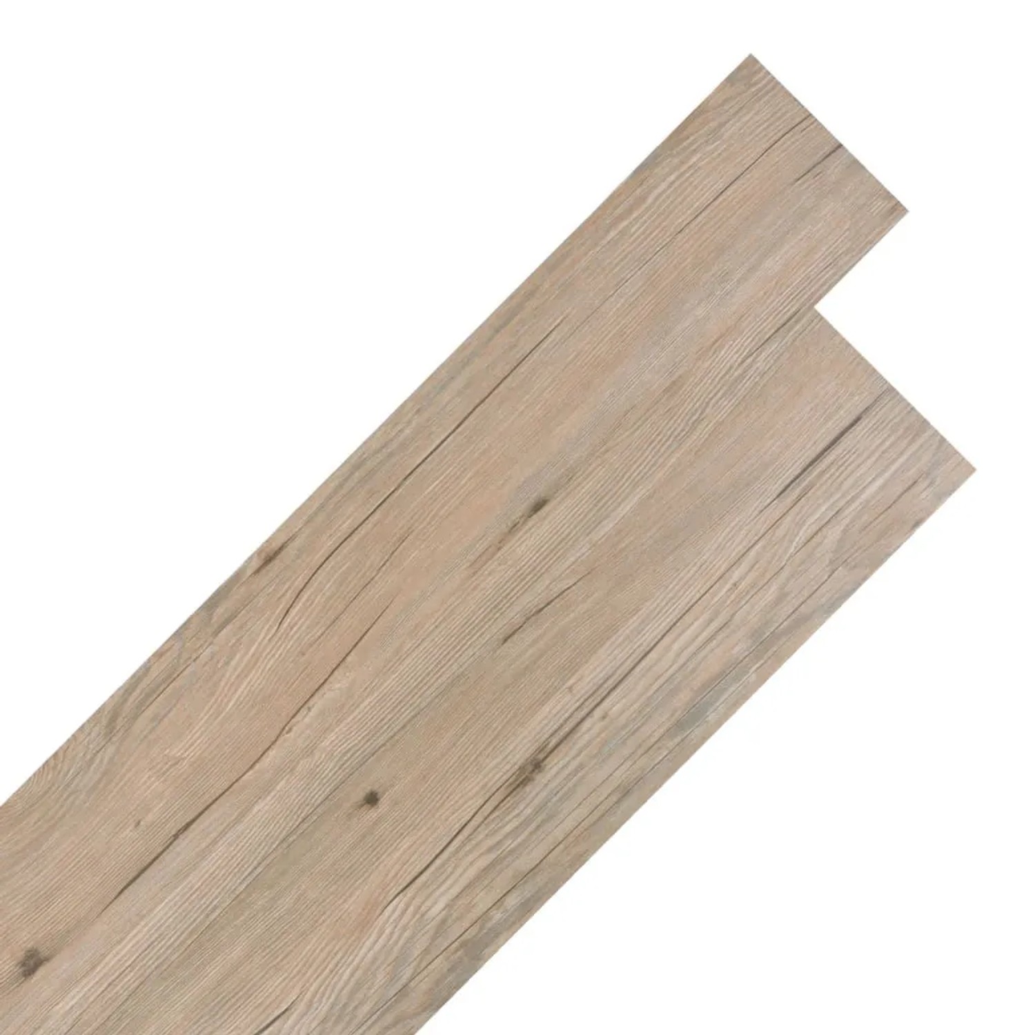 DELUKE Vinylboden PVC-Dielen Selbstklebend Wasserfest 2mm Stärke Rutschfest Laminat Vinyl Bodenbelag Laminatboden Eichenbraun 5,02m²