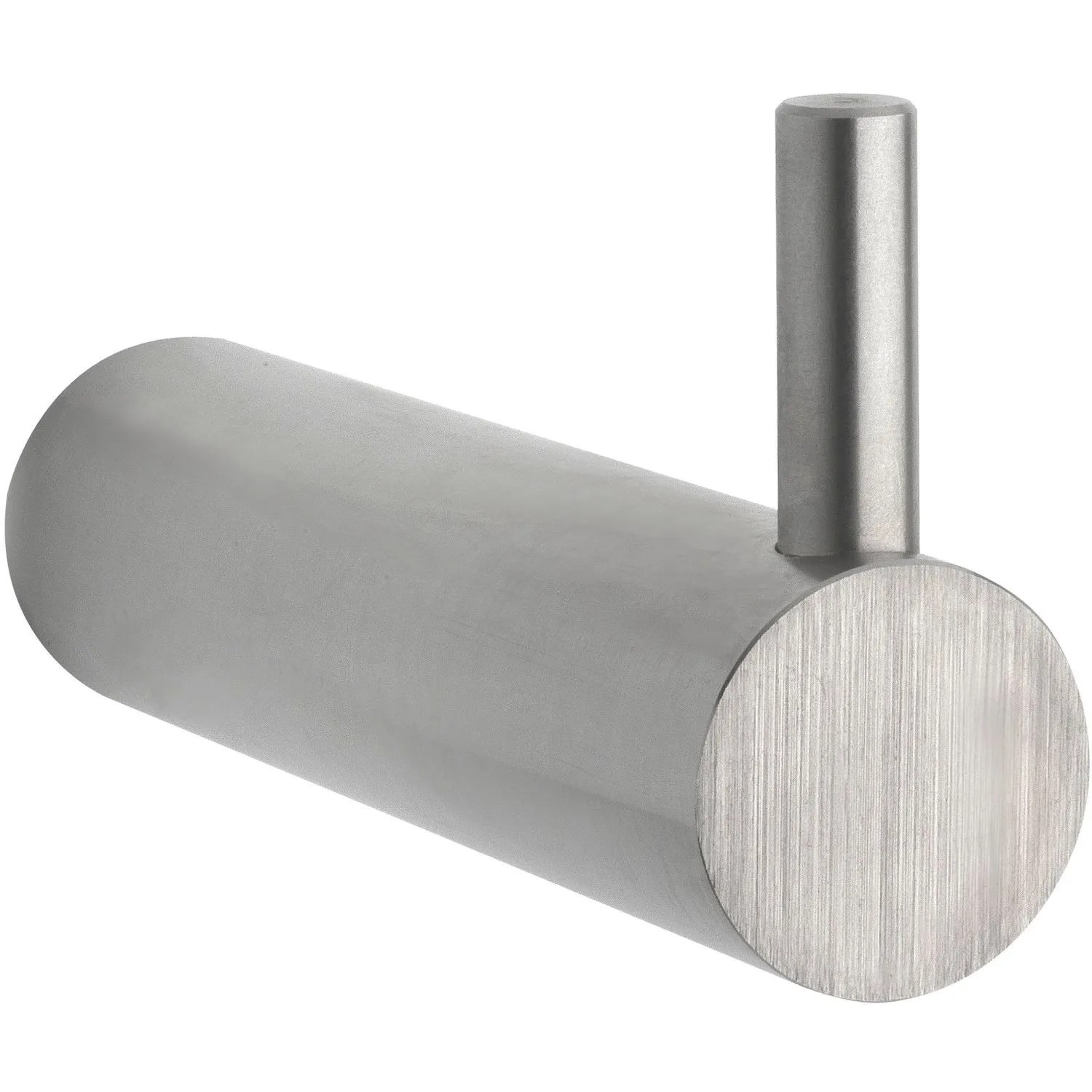 Technik Team Mantelhaken Tauri Ø 25 mm Höhe 50 mm Tiefe 100 mm Edelstahl Gebürstet