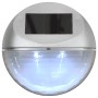 vidaXL Outdoor Solar-Wandleuchten LED 12 Stk Rund Silbern 44473_6