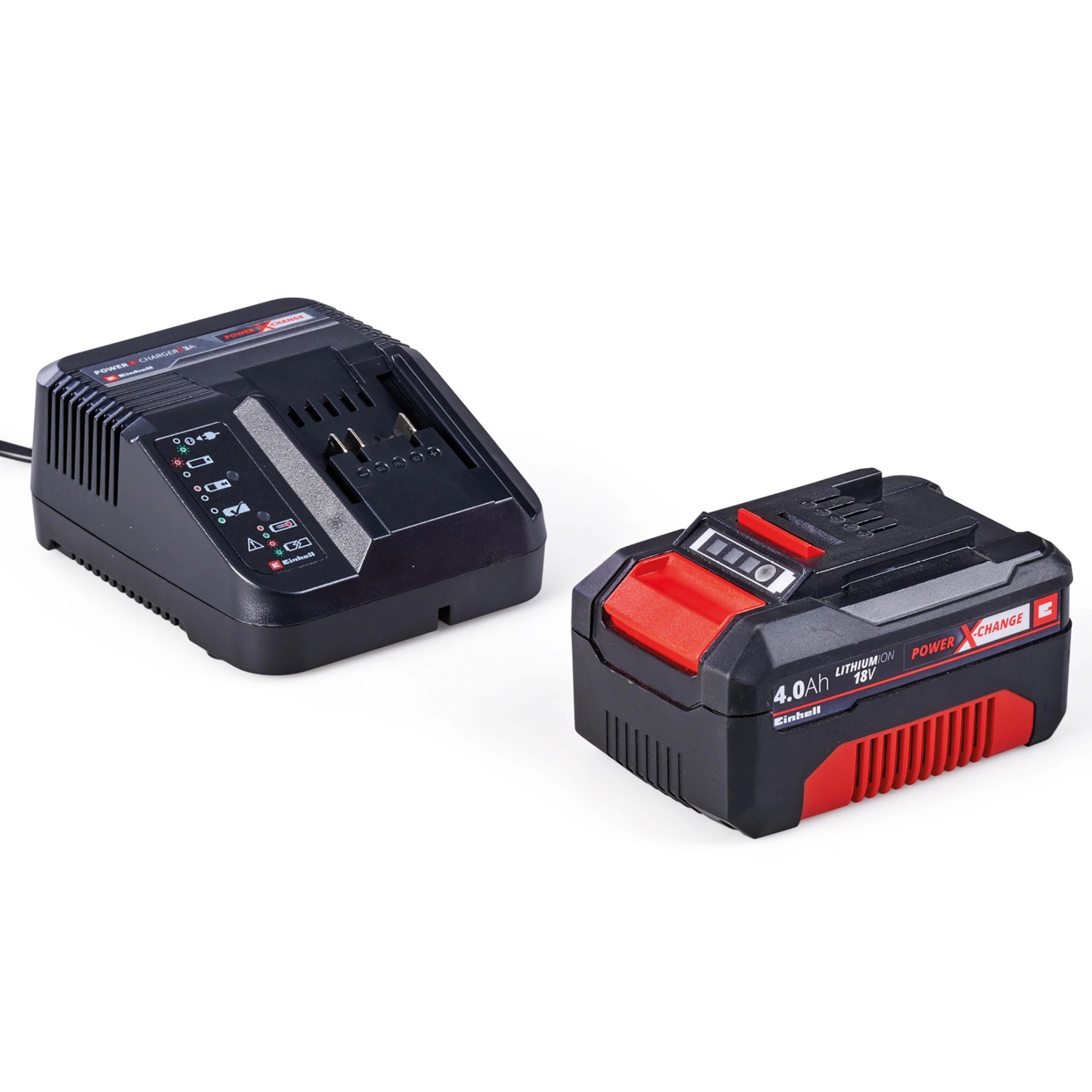 Einhell Akku 4,0 Ah und Ladegerät für TC-AG 18/115 Akku-Winkelschleifer.