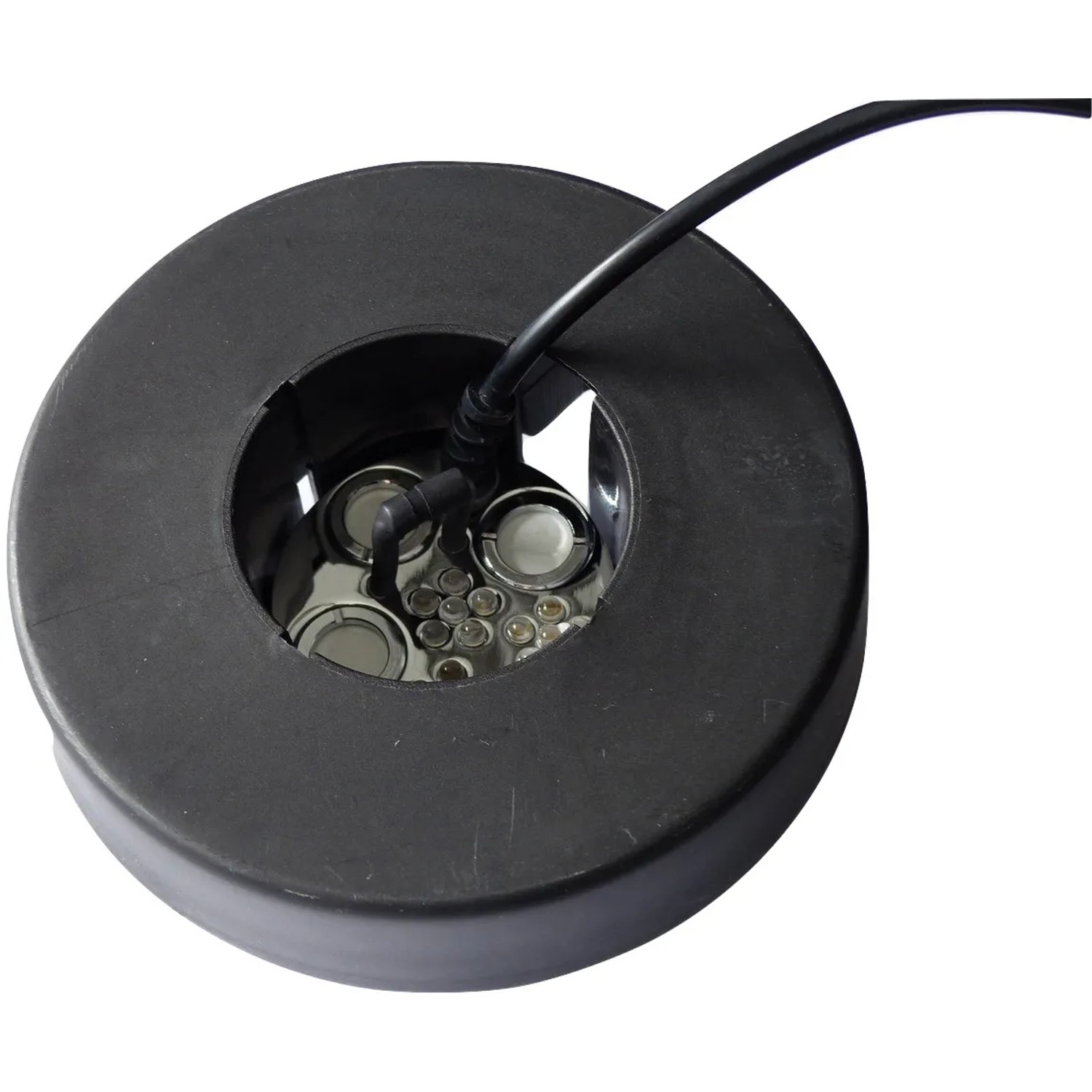 Ubbink MystMaker III Teichvernebler mit LED und Trafo für mystische Gartenteiche.