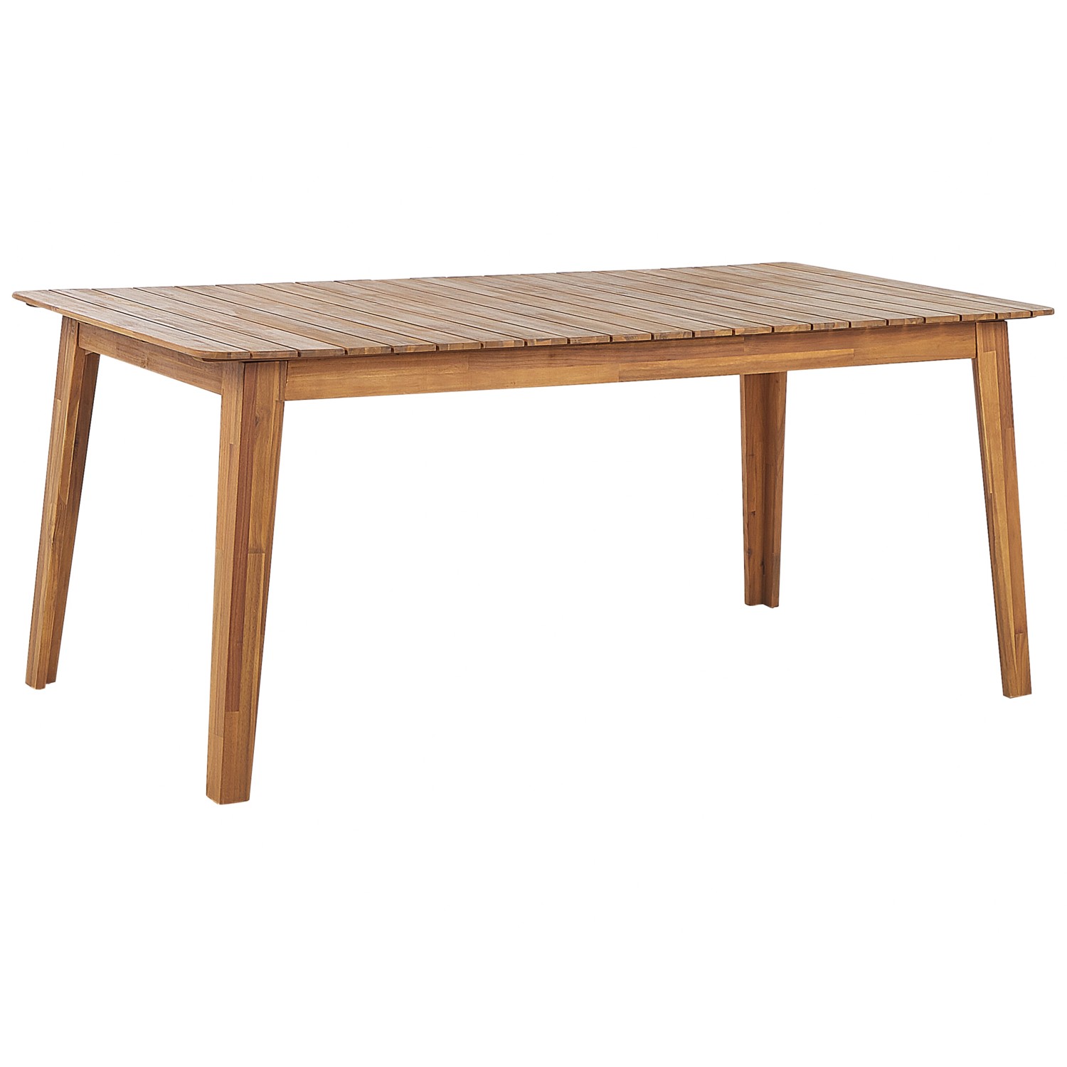 Beliani Gartentisch FORNELLI Heller Holzfarbton 180x90x75 günstig online kaufen