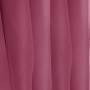 Bordeauxrote Bistrogardine Noella mit Schlaufen, 160x45 cm, aus Voile-Stoff.