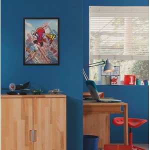 Komar Wandbild Marvel Spider-Man THWIP 30 cm x 40 cm Bunt