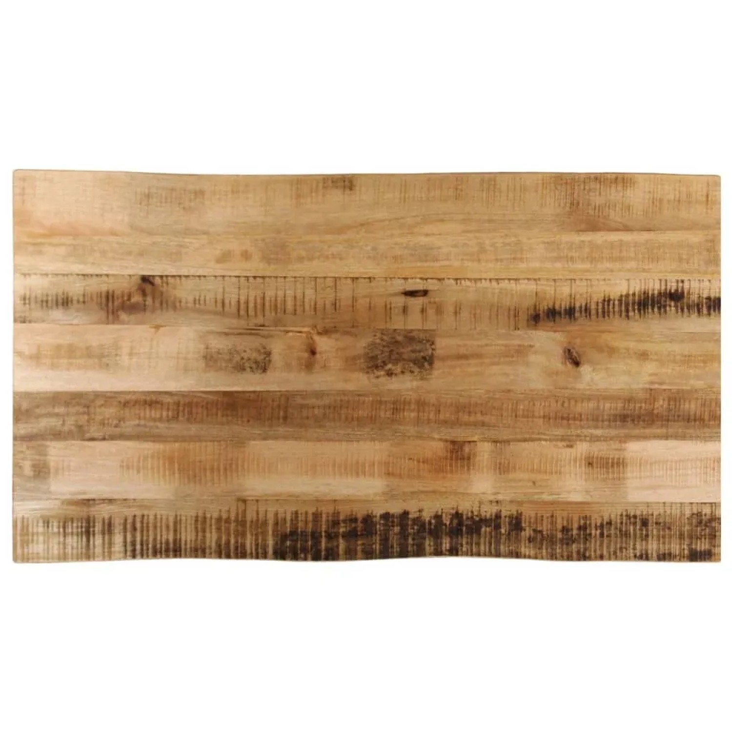 vidaXL Tischplatte mit Baumkante 120x60x3,8 cm Raues Mango Massivholz 370696