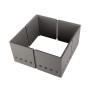 SOTECH 1x Organisationsrahmen CuisioFlex 129 mm Höhe Stufenlos Verstellbar von 236 - 386 mm inkl. Anti-Rutsch-Füße