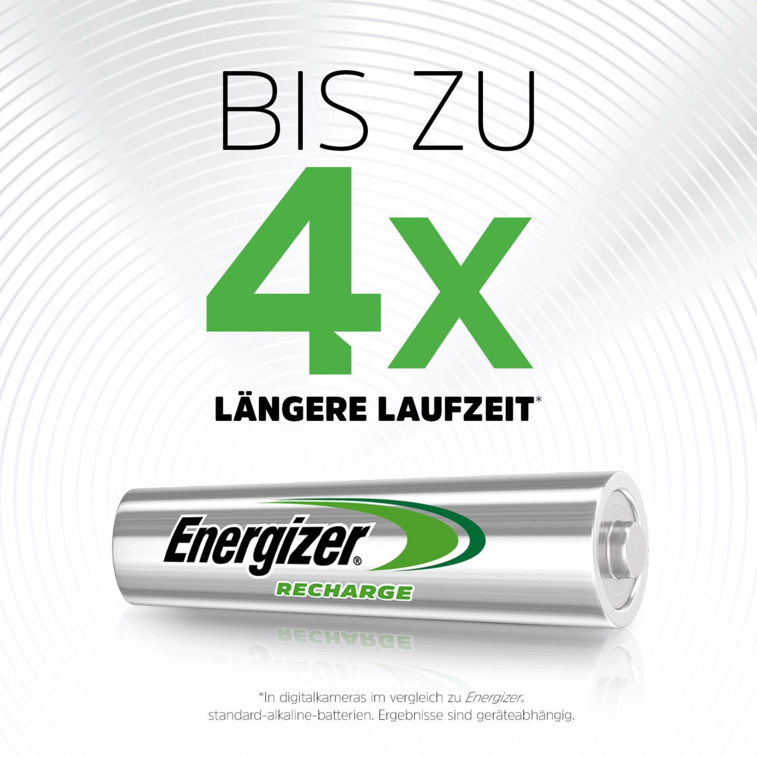 Energizer Power Plus AAA Akku, 700 mAh, bis zu 4x längere Laufzeit, wiederaufladbar.