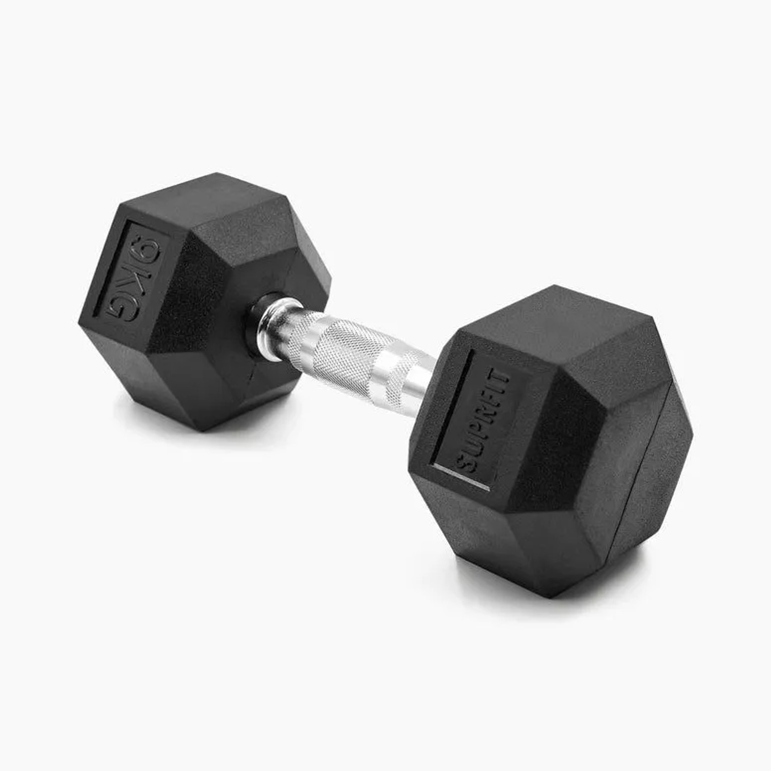 Suprfit Hex Gummi-Kurzhanteln Einzeln 9 kg