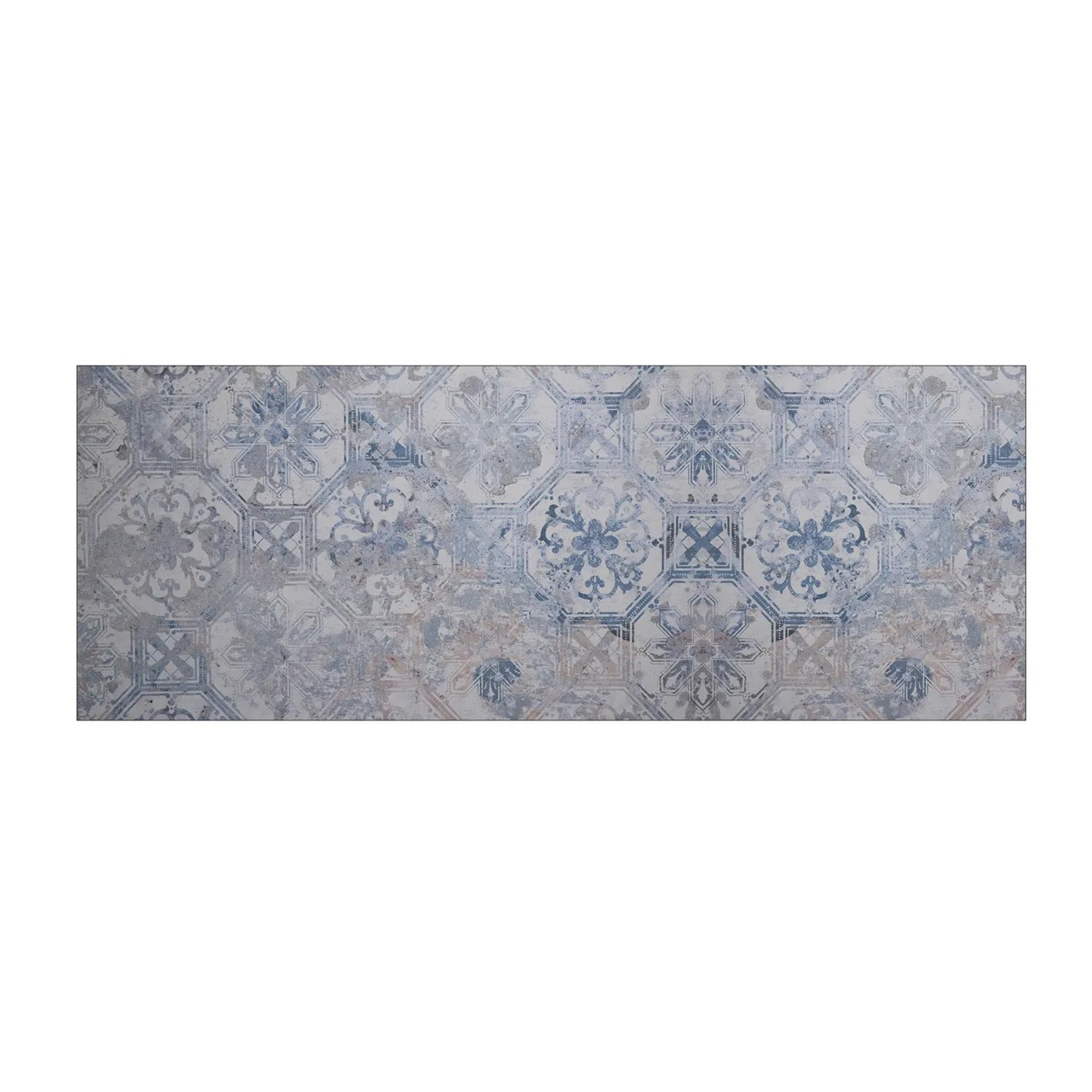 MySpotti Küchenrückwand Profix Cucina Vintage Fliese 160 x 60 cm Blau-Grau
