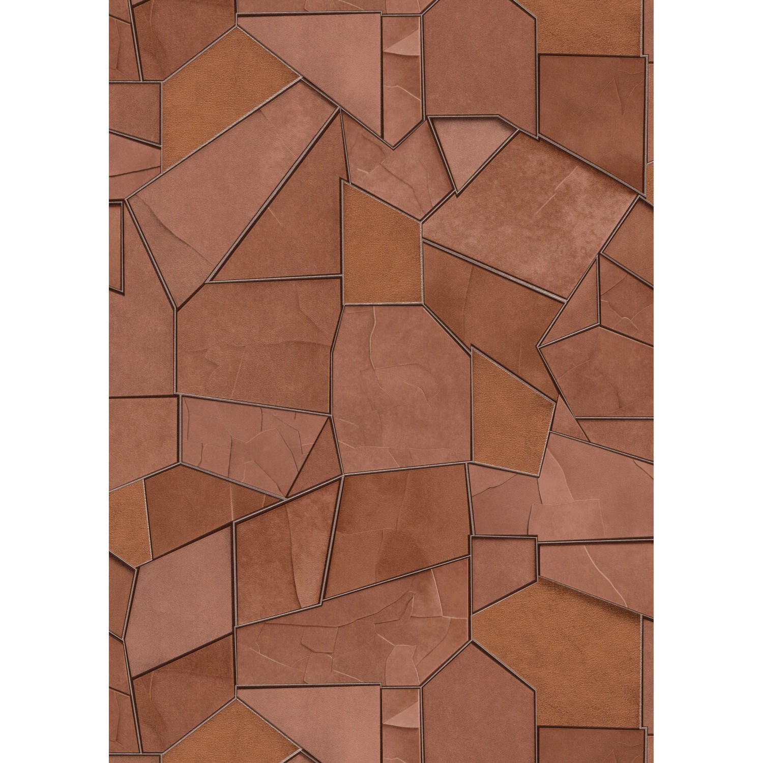 Erismann Vliestapete Elle Decoration 4 Mosaique Terracotta günstig online kaufen