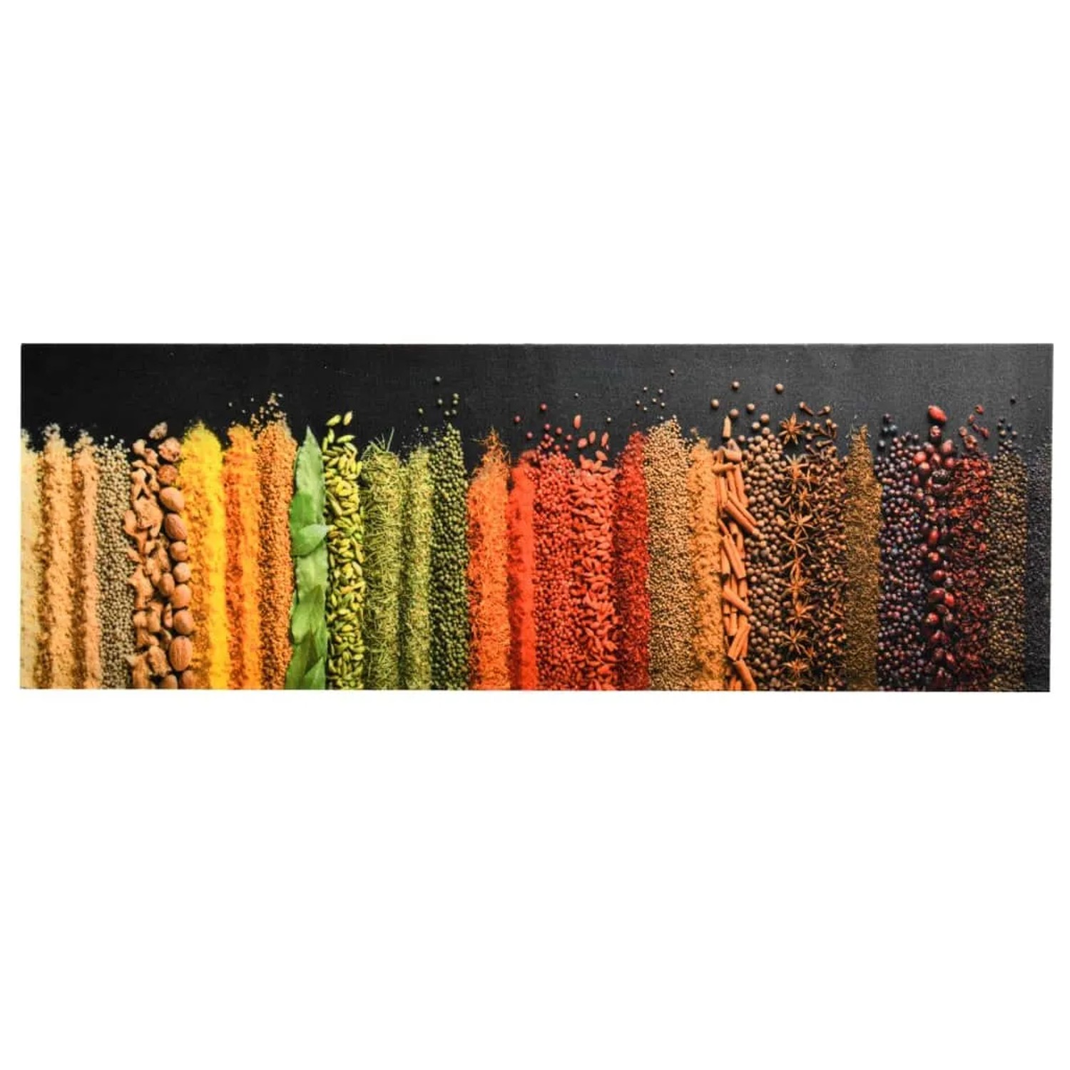 vidaXL Küchenteppich Waschbar Gewürze 60x300 cm 315954