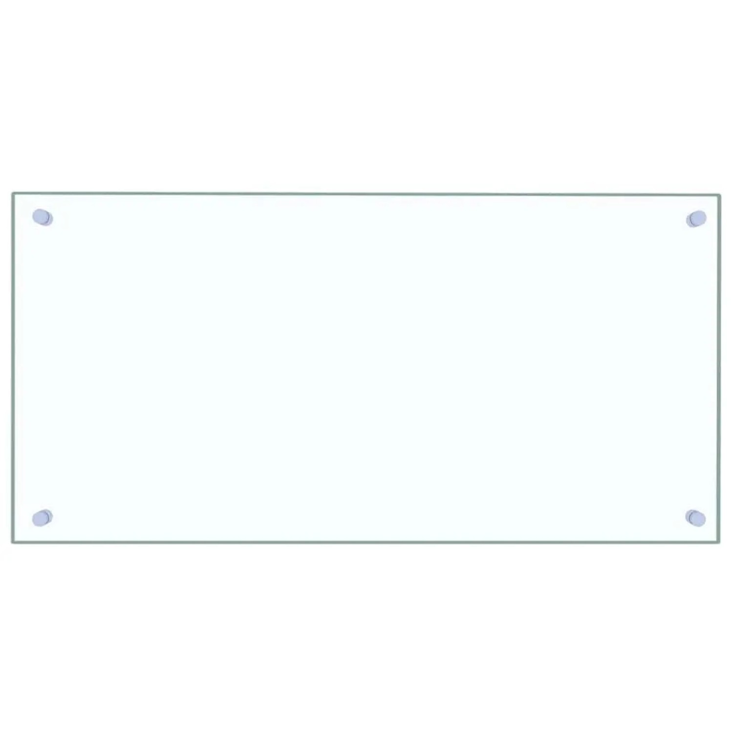 DELUKE Küchenrückwand Glas 80x40cm Transparent Wandverklediung Küche Wandschutz Spritzschutz Herdspritzschutz Glasplatte
