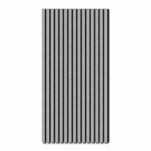 DenPanels Akustikpaneel, 120x60 cm, Betongrau. Schallabsorbierendes Wandpaneel im Beton-Look.