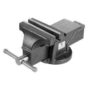 STAHLWERK Schraubstock BV-150 ST aus Gusseisen, 150 mm Spannweite, für Werkbankmontage.