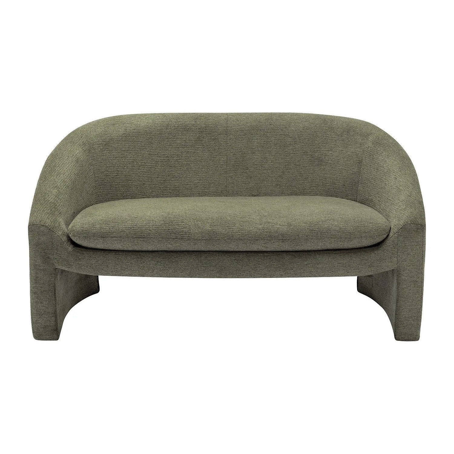Vente-unique Sofa Ohne Schlafmöglichkeit Ossana Grün 137 cm
