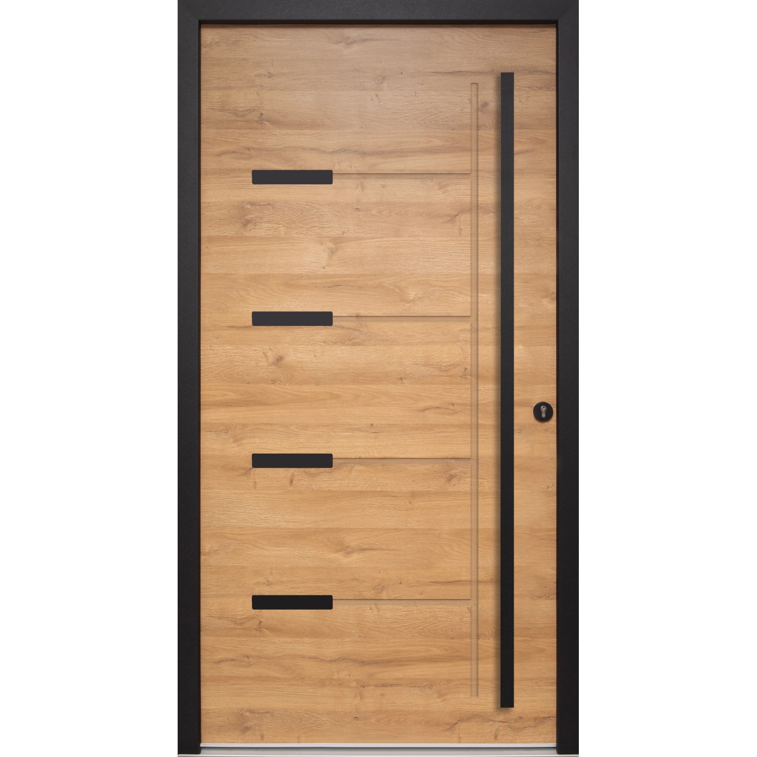 Splendoor Haustür ThermoSpace Oslo Prime Woodeffect 110 cm x 210 cm Anschla günstig online kaufen