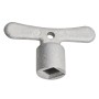 Kirchhoff Vierkant-Steckschlüssel, 6 mm, Chrom für Steckschlüssel-Oberteile.
