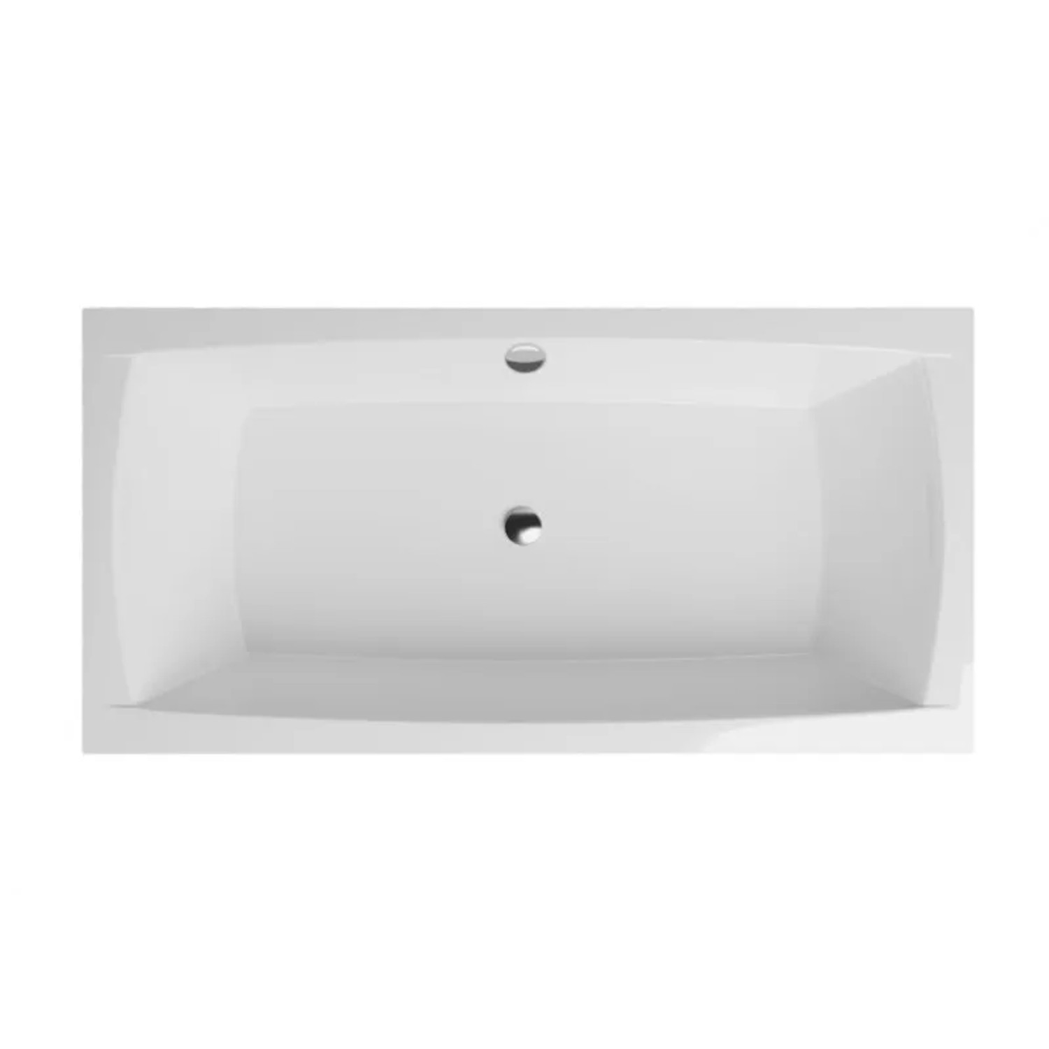 Bad Land Badewanne Rechteck APRI 140x70 Mit Wannenträger Ablauf Füße