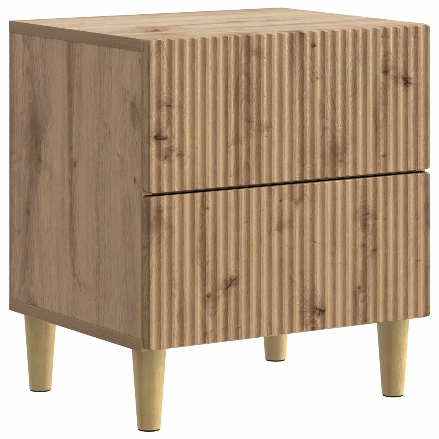 vidaXL Nachttisch Artisan-Eiche 43 x 34,5 x 48 cm Holzwerkstoff 894543