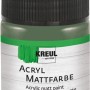 Kreul Acrylfarbe Matt Russischgrün, 50ml, für Bastelarbeiten.