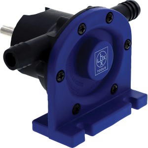 LUX Bohrmaschinenpumpe 1300, Zubehör zum Entleeren von Wasserbehältern mit Bohrmaschine.