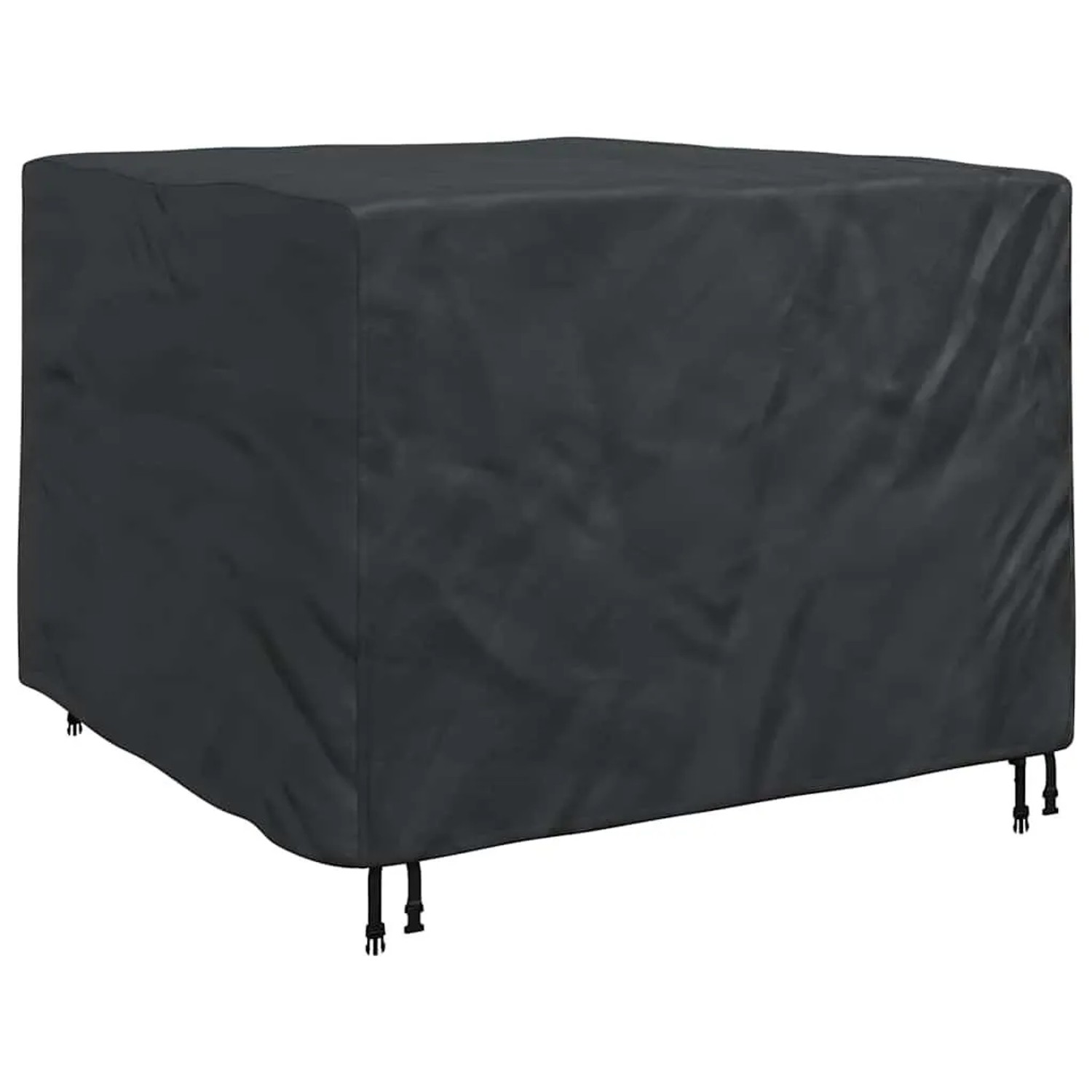 vidaXL Möbelbezug Uni Schwarz 135 x 135 x 90 cm Stoff 4105718 günstig online kaufen