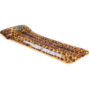 Aufblasbare SunClub Luftmatratze im Leoparden-Design, 169x69 cm, für Pool und Badespaß.