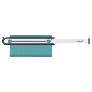 wolfcraft Konturenlehre PRO für Laminat und Parkett: Zum präzisen Übertragen von Konturen.