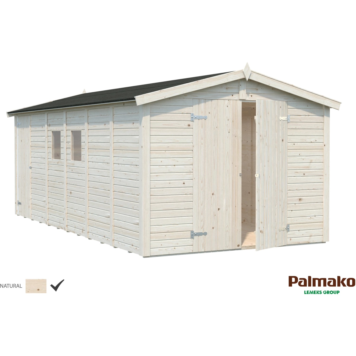 Palmako Gerätehaus "Dan", natur günstig online kaufen