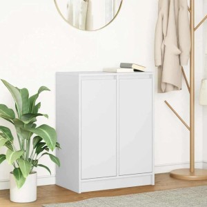 vidaXL Sideboard Weiß 57x34x76 cm Holzwerkstoff 861616