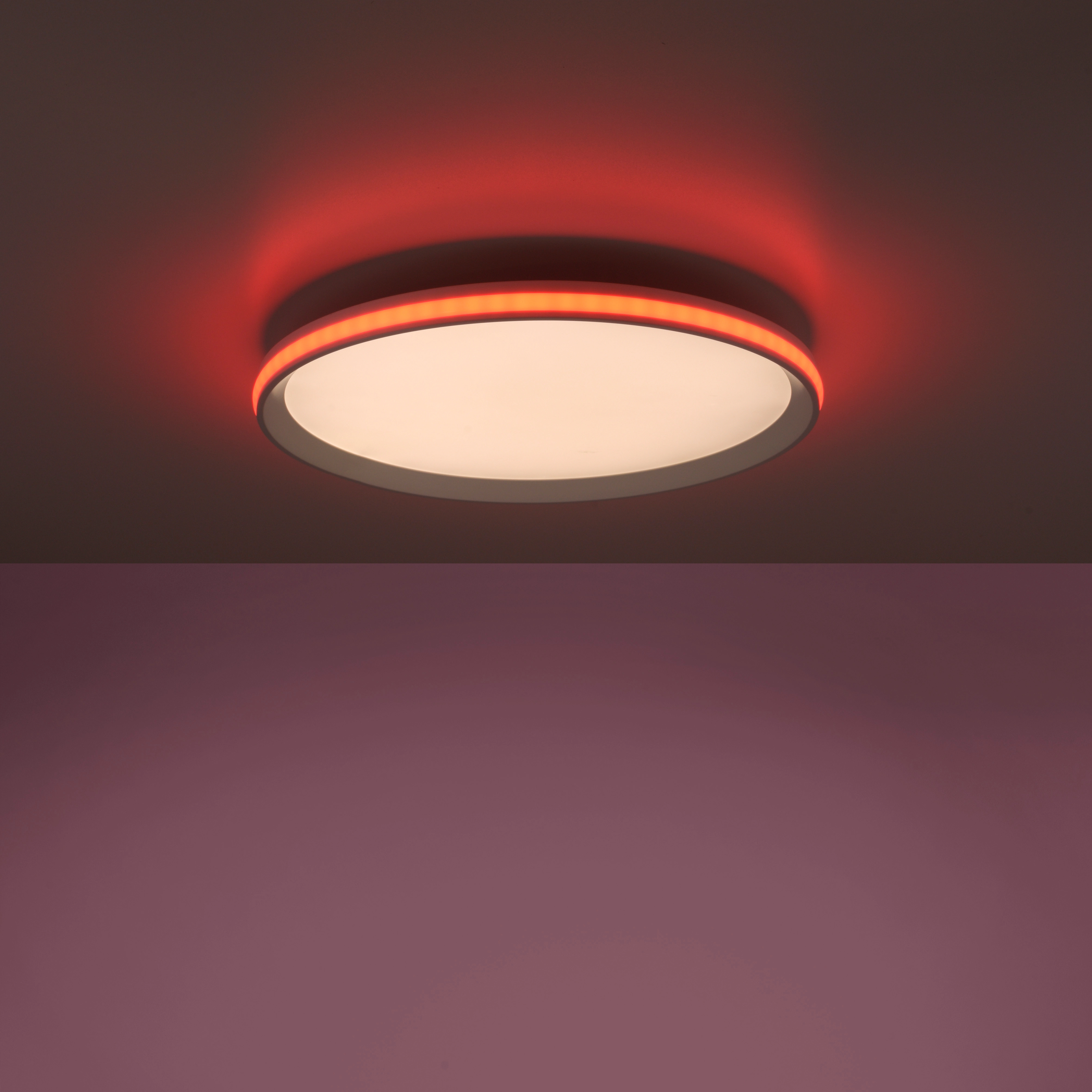 Just Light. LED-Deckenleuchte Galactica RGB CCT/ Weiß