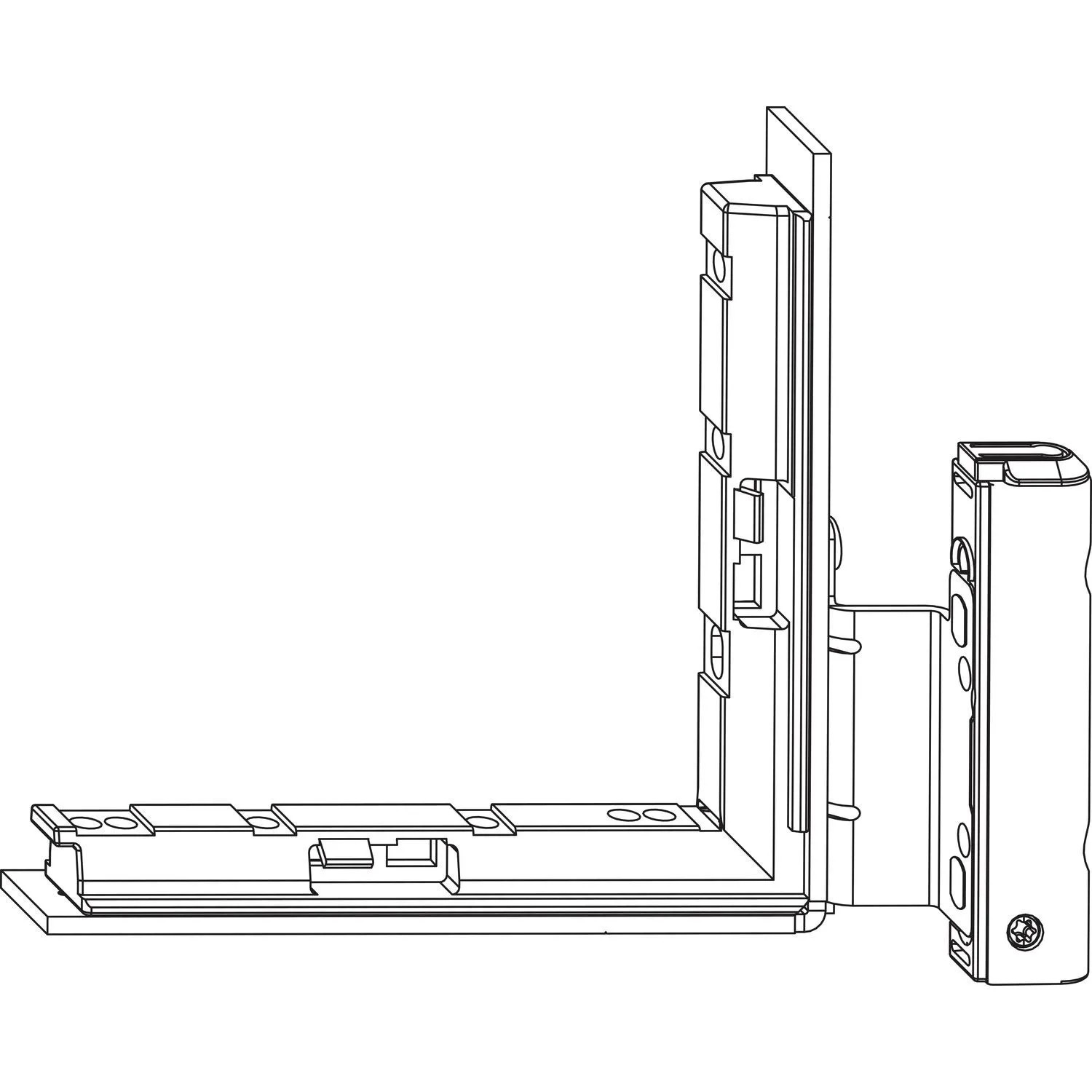 Maco Falzecklagerband Dt130 mit Überschlagsverschraubung 12/18-13mm mit Unterlage Silber Links
