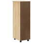 vidaXL Rollcontainer mit Schubladen MOSS Klarlack 34 x 39 x 103 cm 42032402_7