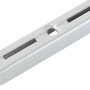 Regalschiene in Silber, 50 cm lang, belastbar bis 55 kg, Detailansicht.