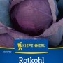 Kiepenkerl Rotkohl Cabeza negra, dunkelroter Kopf mit Blättern.