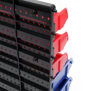 Wiltec Stapelboxen 31-Tlg. Setzkasten Aufbewahrungsboxen Sortierboxen